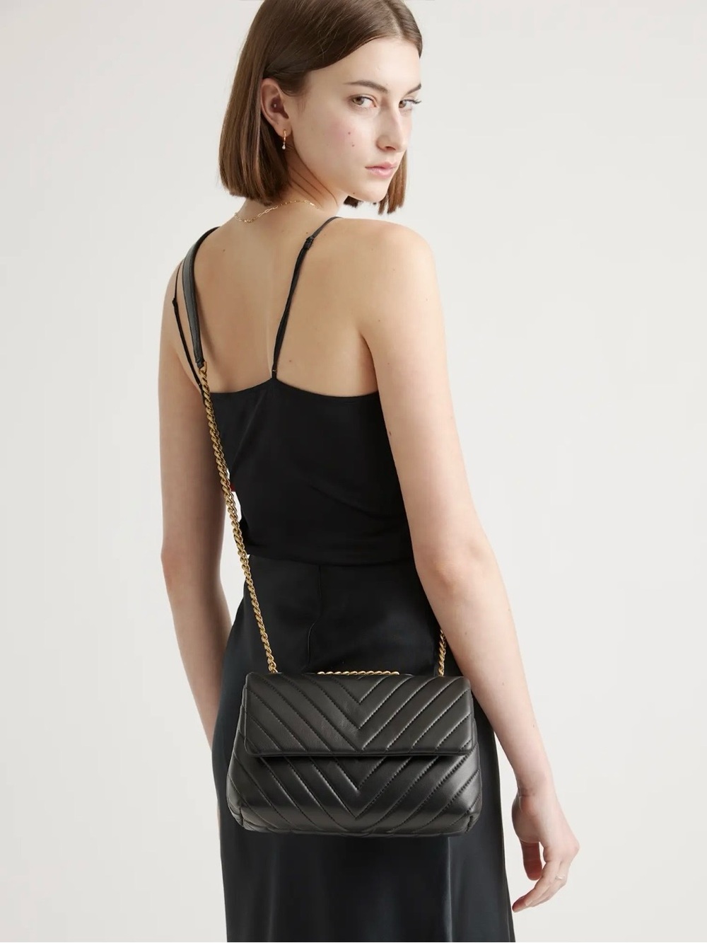 Quince Quilted Convertible Crossbody